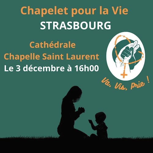 Image de l’événement "Chapelet à la cathédrale, chapelle saint Laurent, Strasbourg"